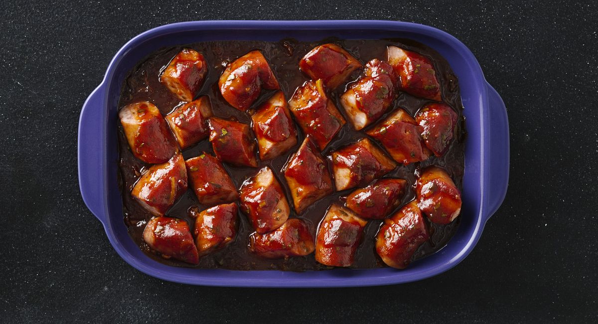 Spicy BBQ Kielbasa Bites